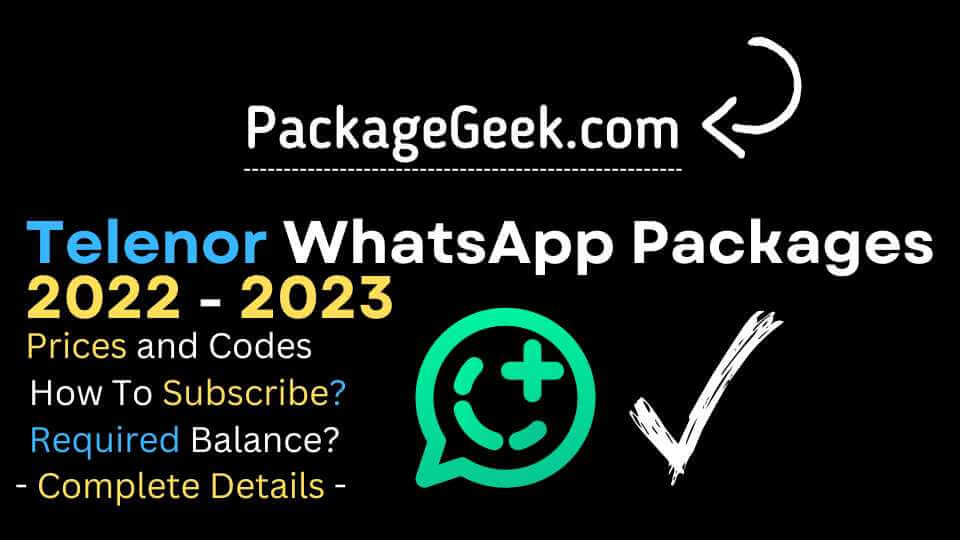 Telenor  WhatsApp packages