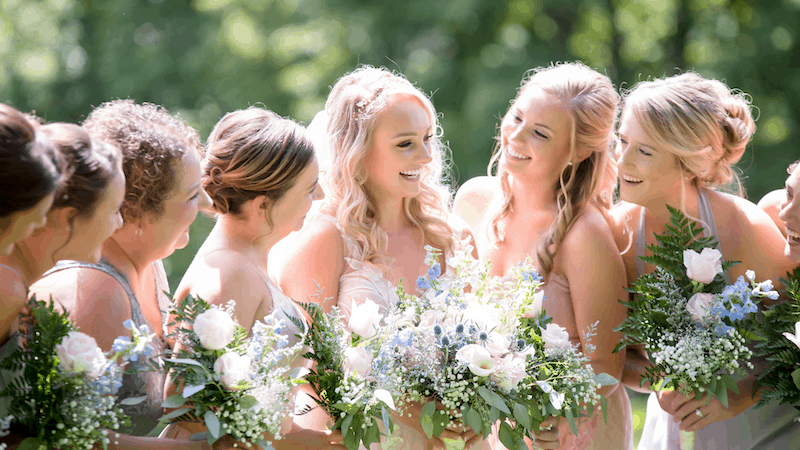 wedding flowers cost bridesmaids