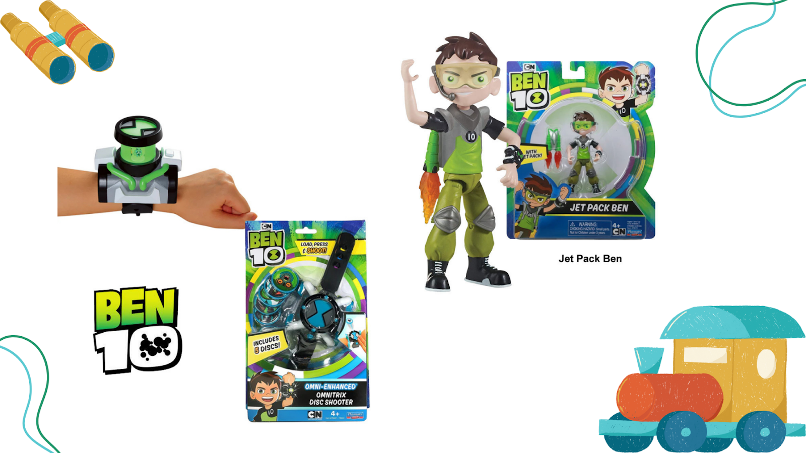 new toys - ben 10