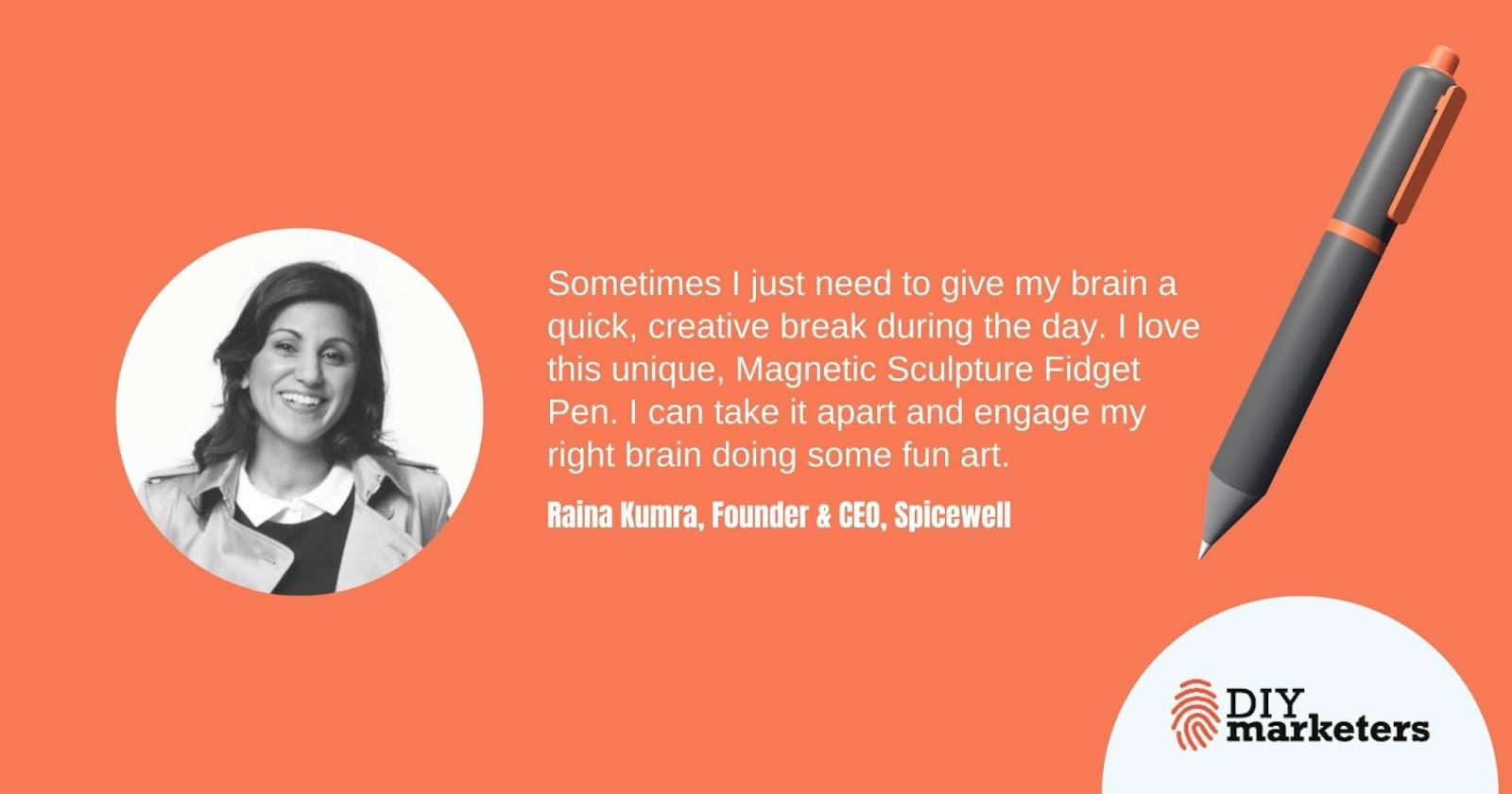 raina Kumra - best gift ideas for business owners. 