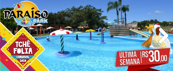 Oferta passaporte Paraíso Park em Alvorada