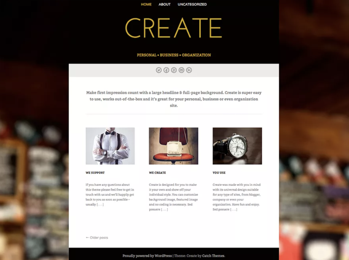 create-wordpress-theme