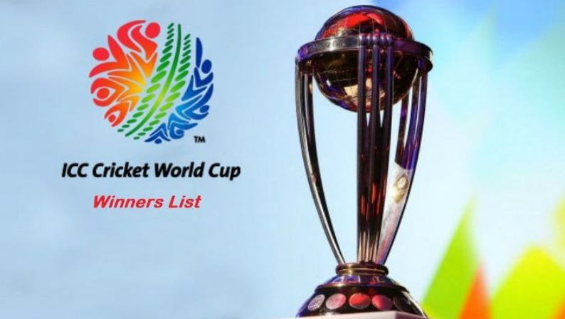 The complete list of World Cup winners - One Day Cricket. The ODI Cricket World Cup was held for the first time in England in the year 1975. It was played as one-day matches of 60 overs.