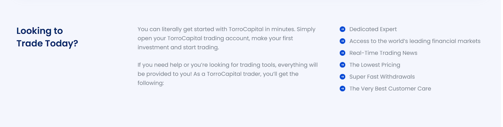 TorroCapital Com Review Gives Insights Of The Trading Platform
