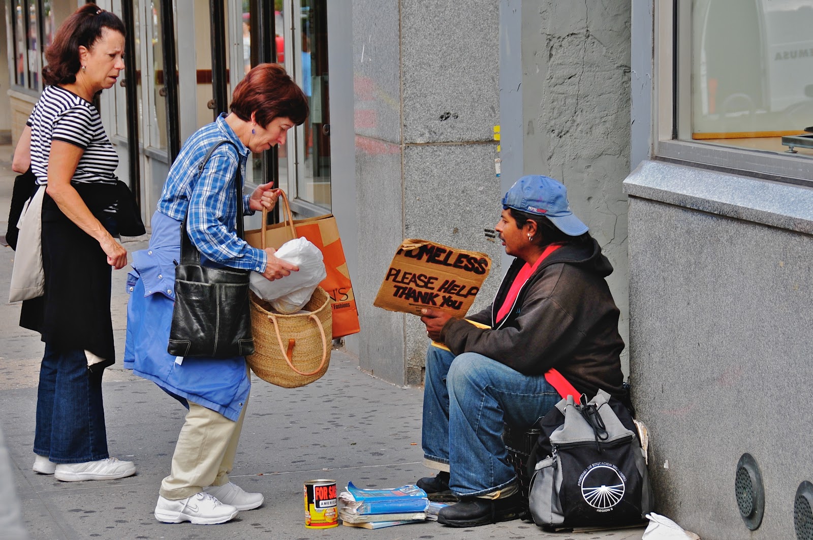Helping the homeless in New