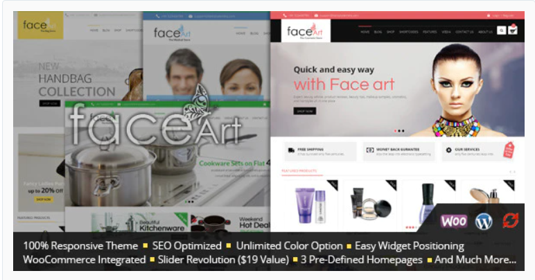 Face Art beauty magento theme