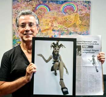 O artista Henrique Vieira Filho e seu artigo no “Jornal O Serrano”