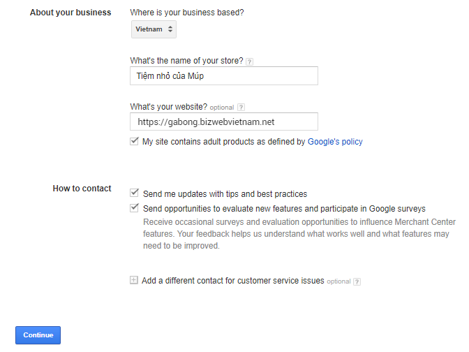 Google shoping 