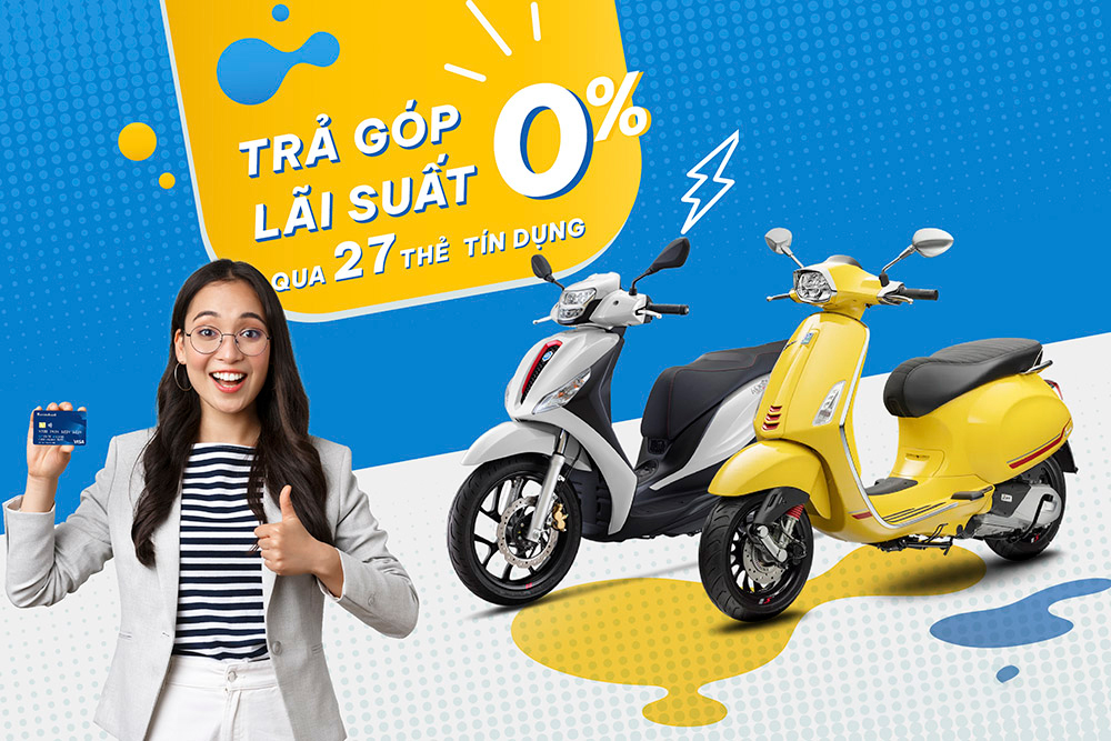 Thủ tục mua xe máy trả góp không cần trả trước?