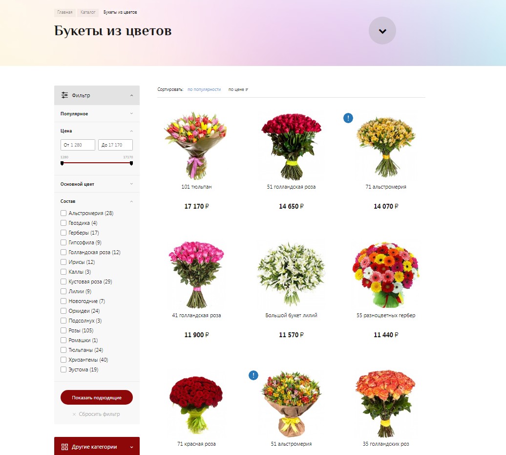 Фото 2: «Кейс. Интернет-магазин доставки цветов «Кот и Клевер»»