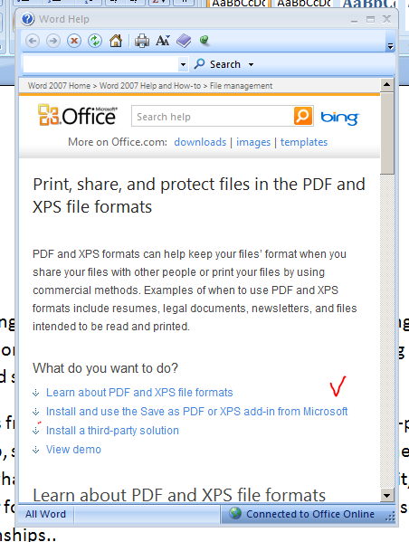 convert word to pdf