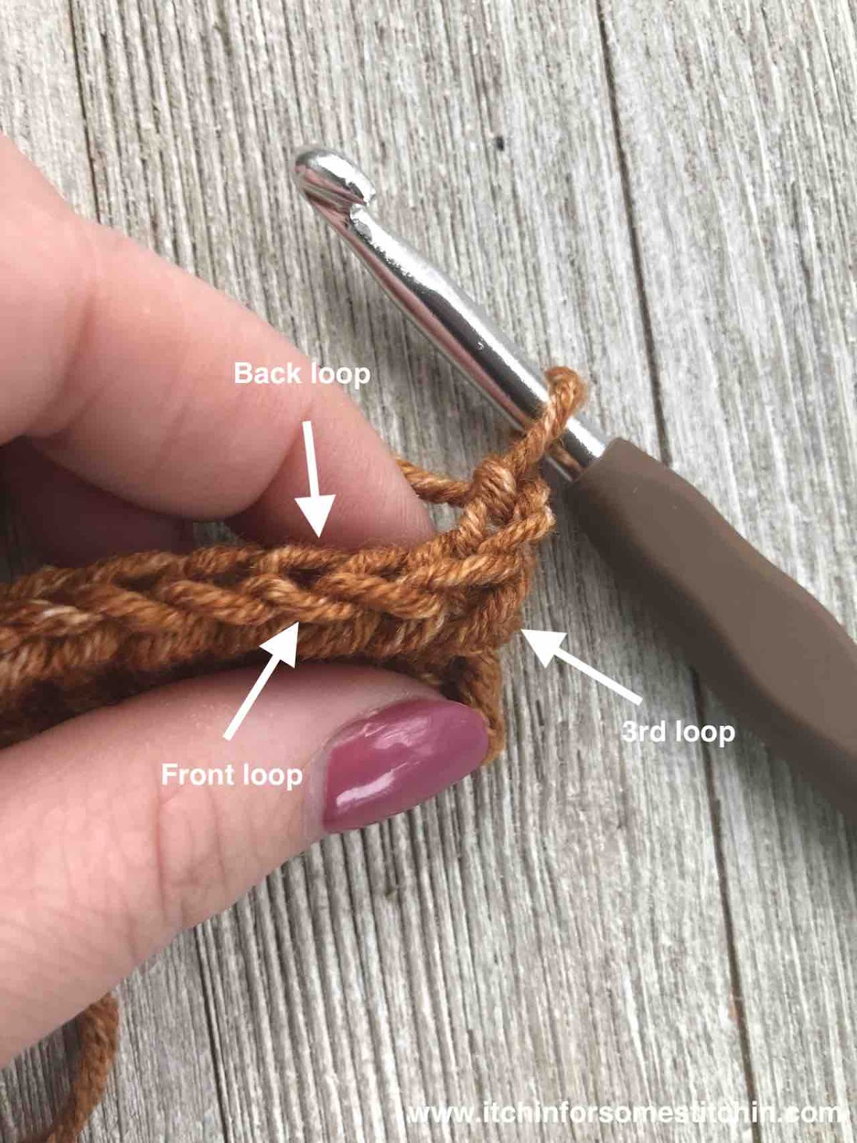 How to Crochet the Knit-look stitch by www.itchinforsomestitchin.com