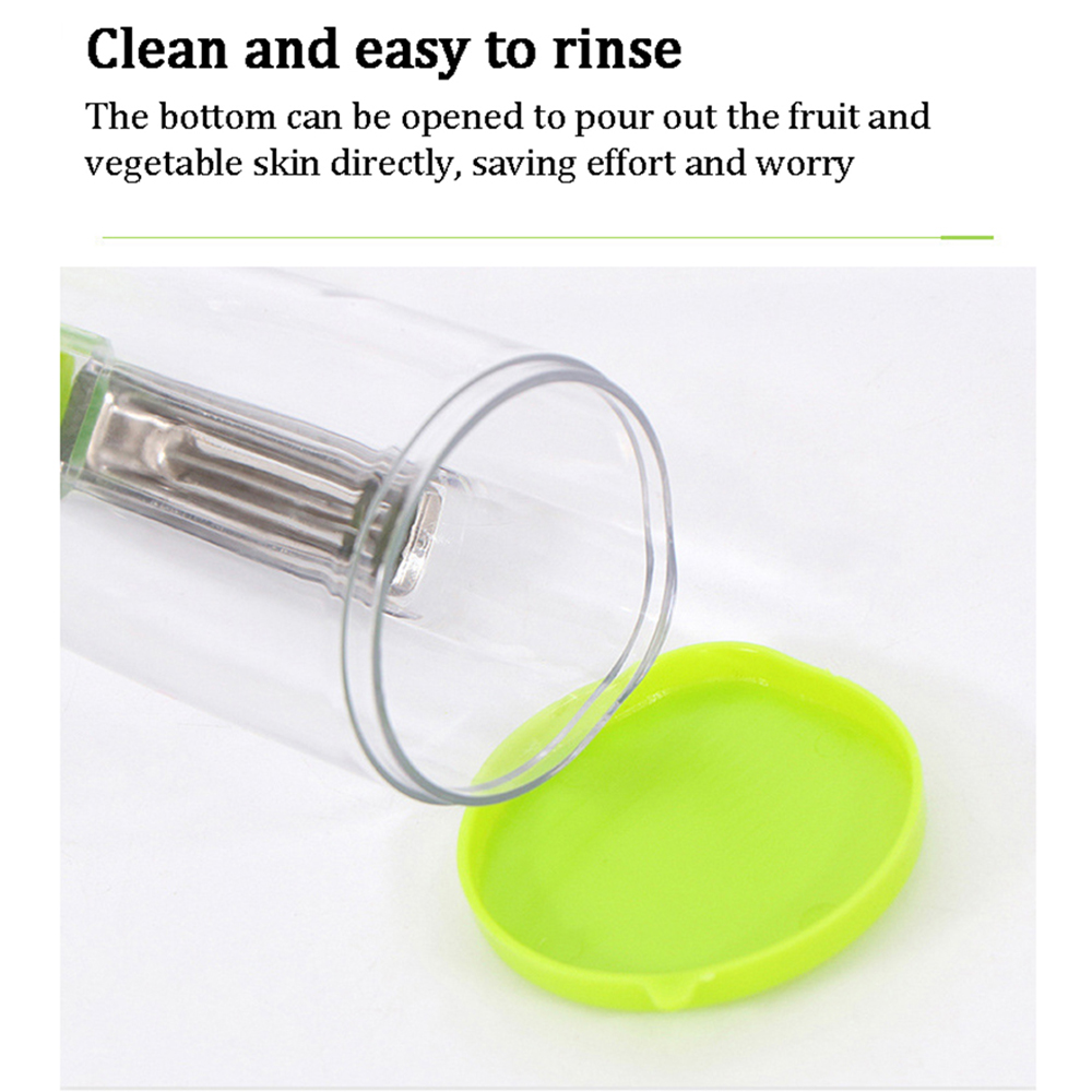 Stainless Steel Storage Peeler With Container For Fruits And Vegetable Use  - Thebitbag
