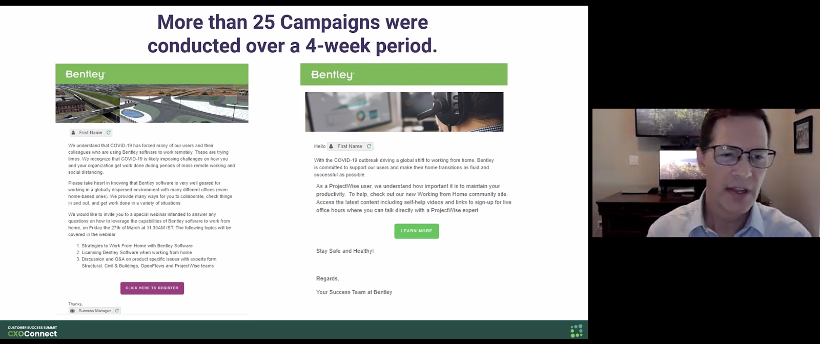 Bentley Systems automate 25 campaigns in just 4 weeks to over 250 users
