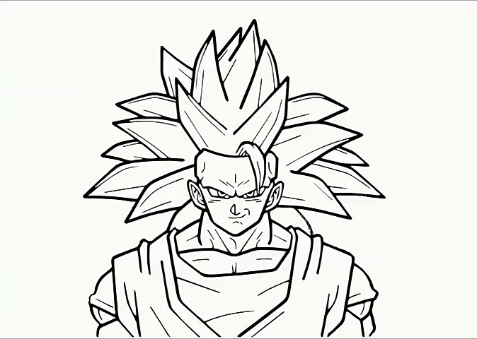 como desenhar o goku ssj 3