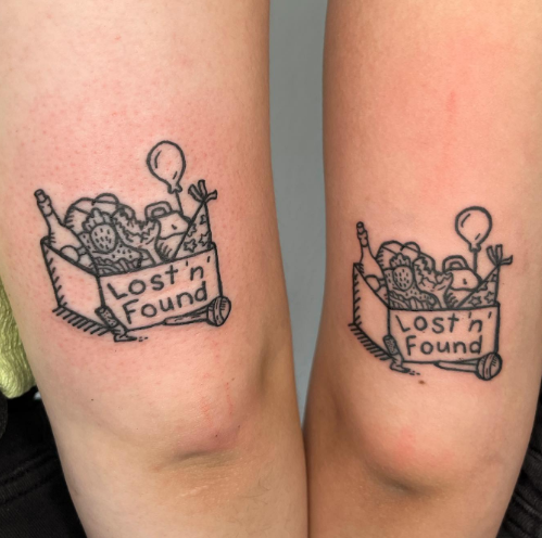 Lost And Found Friendship Tattoo 