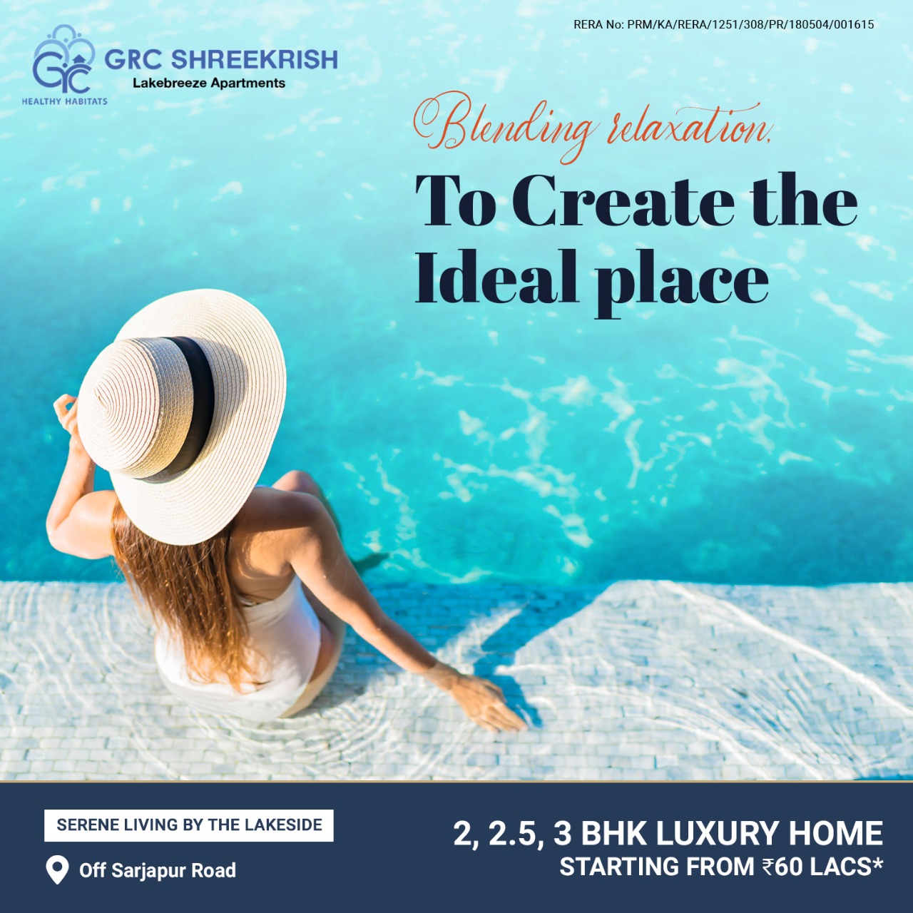 GRC Subhiksha offers 2 & 3 BHK Apartments in Sarjapur Road Bangalore at Luxury Apartments at an affordable price, ready to move, Best Builders in Bangalore.