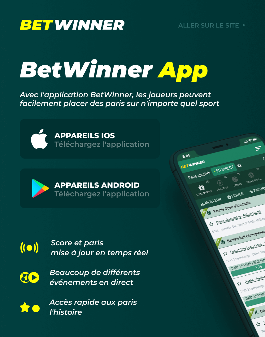 Découvrez tous les détails sur les options de bonus Betwinner