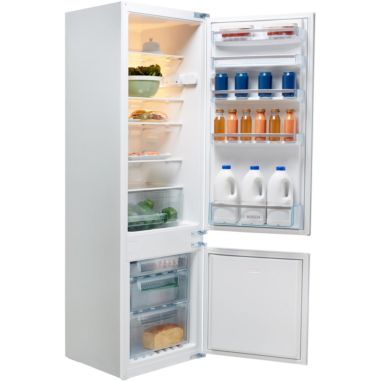 Bosch Integrated 70/30 Fridge Freezer | KIV38X22GB | ao.com
