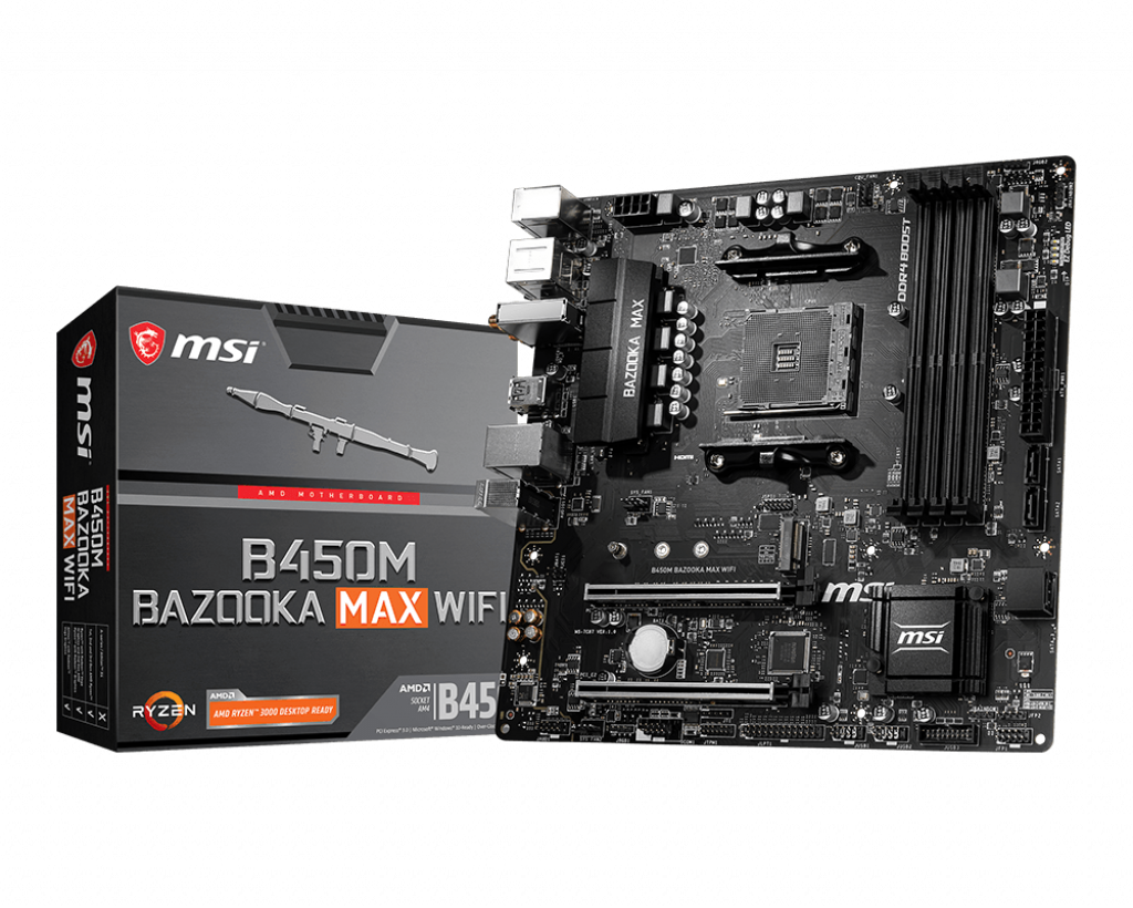 Image result for MSI B450M Bazooka Motherboard: