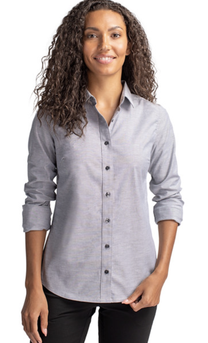 Cutter & Buck women's long sleeve dress shirt