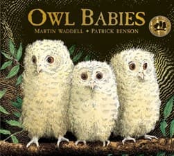 Owl Babies by Martin Waddell book cover. 