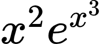 {"type":"$","font":{"size":10,"color":"#000000","family":"Arial"},"id":"22-1-1-1-1-1-1-0","code":"$x^{2}e^{x^{3}}$","ts":1601798249662,"cs":"g201bi4zomaqIYXPErxvpg==","size":{"width":34,"height":14}}