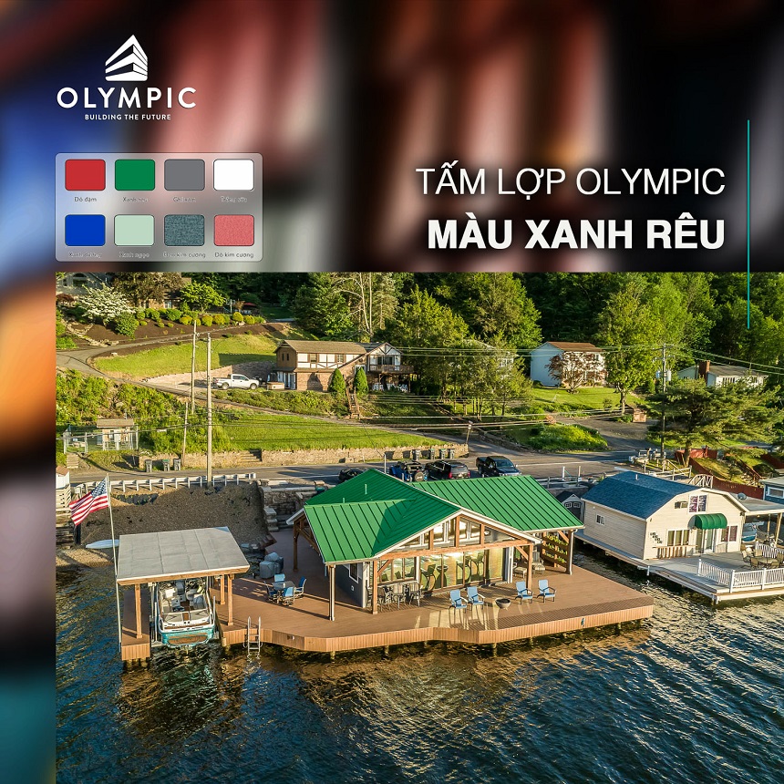 Màu xanh rêu -  màu sắc của sự tươi mới, sự đâm chồi nảy lộc