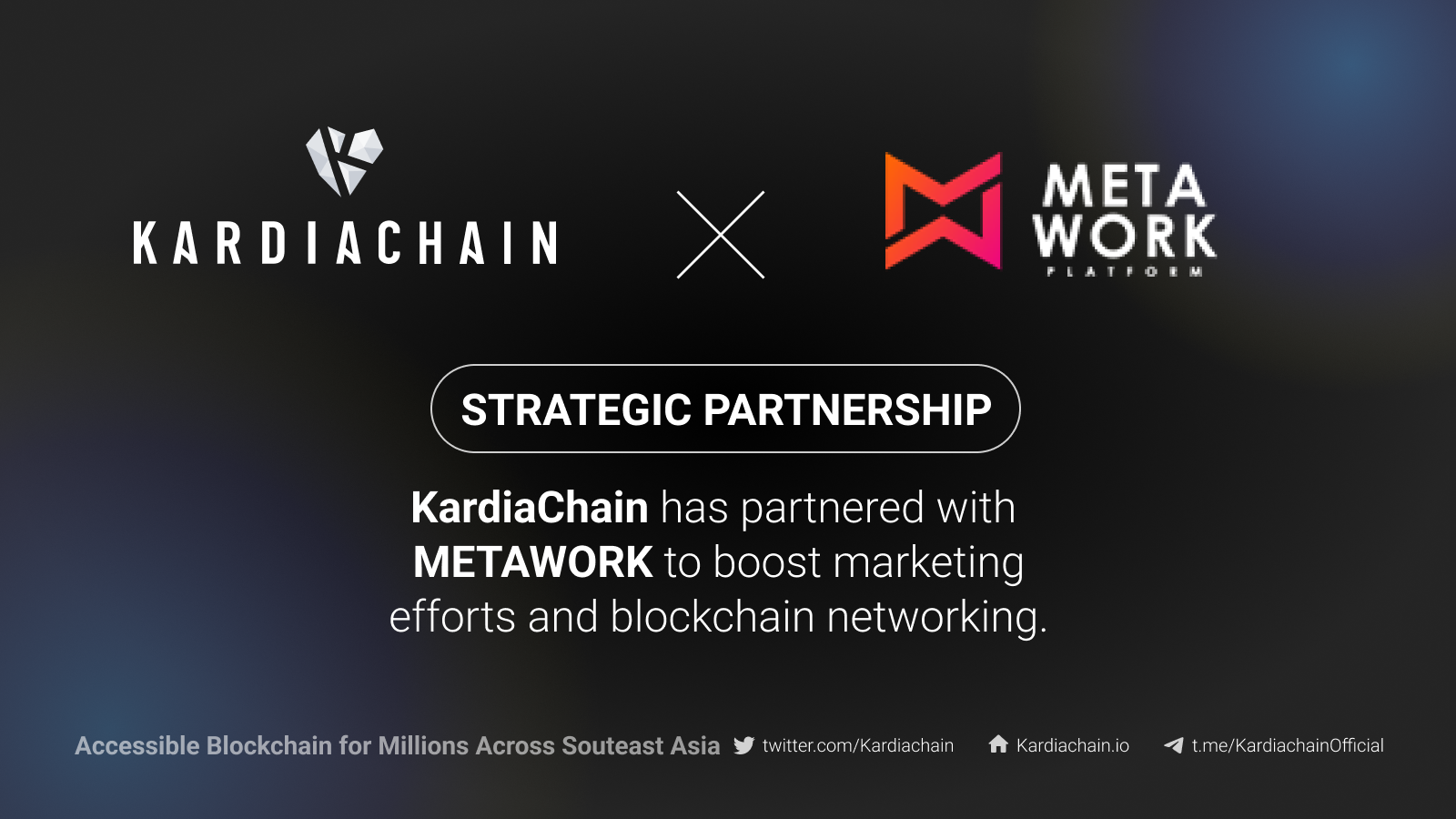 KardiaChain has partnered with METAWORK to Boost Marketing Efforts and Blockchain Networking