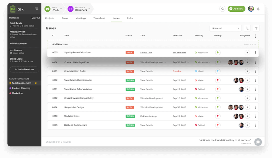 nTask Project Management Review | Developer.com