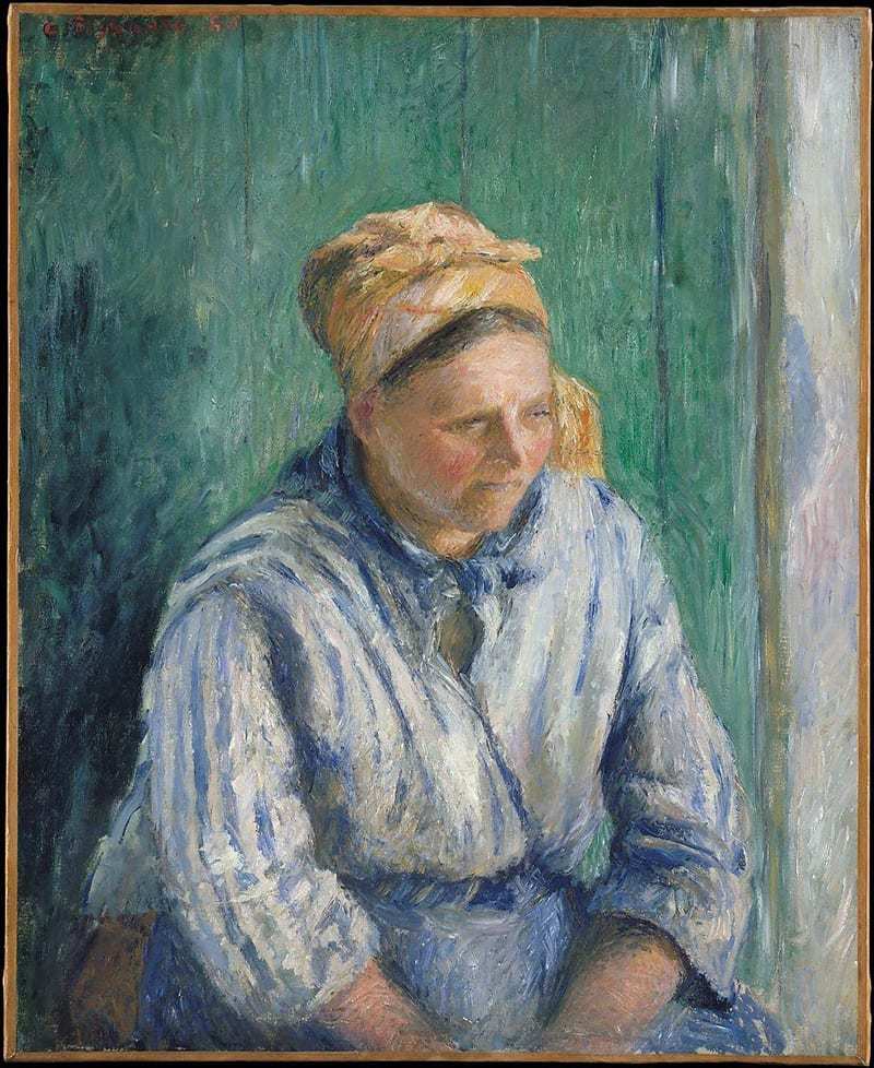 Washerwoman, study, 1880 (Presented at the 8th Impressionist exhibition)