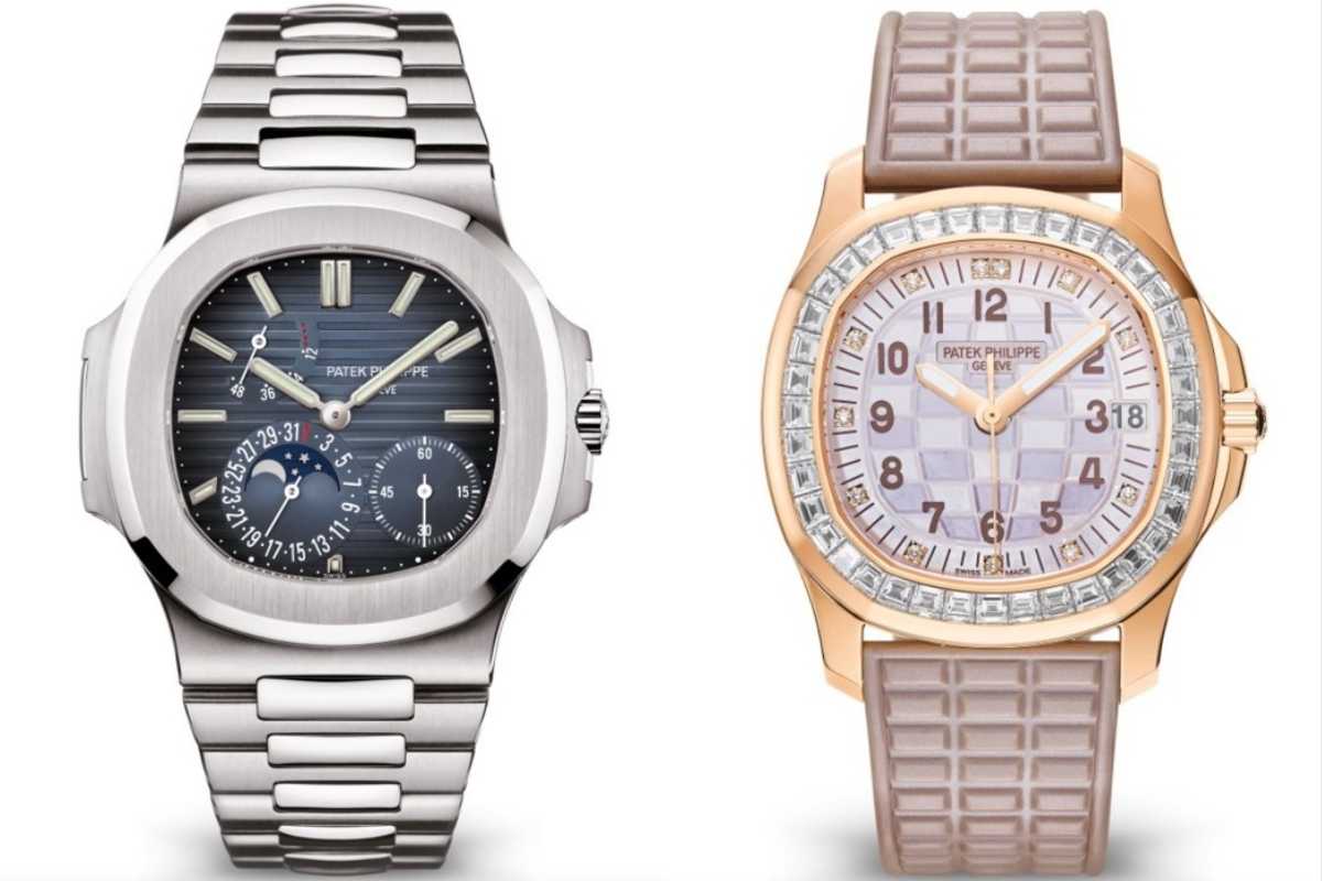 Luxury Couple Watches - Patek Philippe Nautilus 5711/1A and Aquanaut 5167A