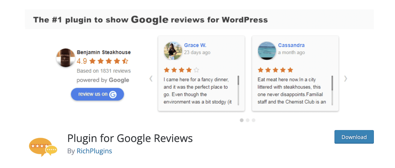 embed google reviews