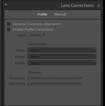 desenvolvimento no Lightroom