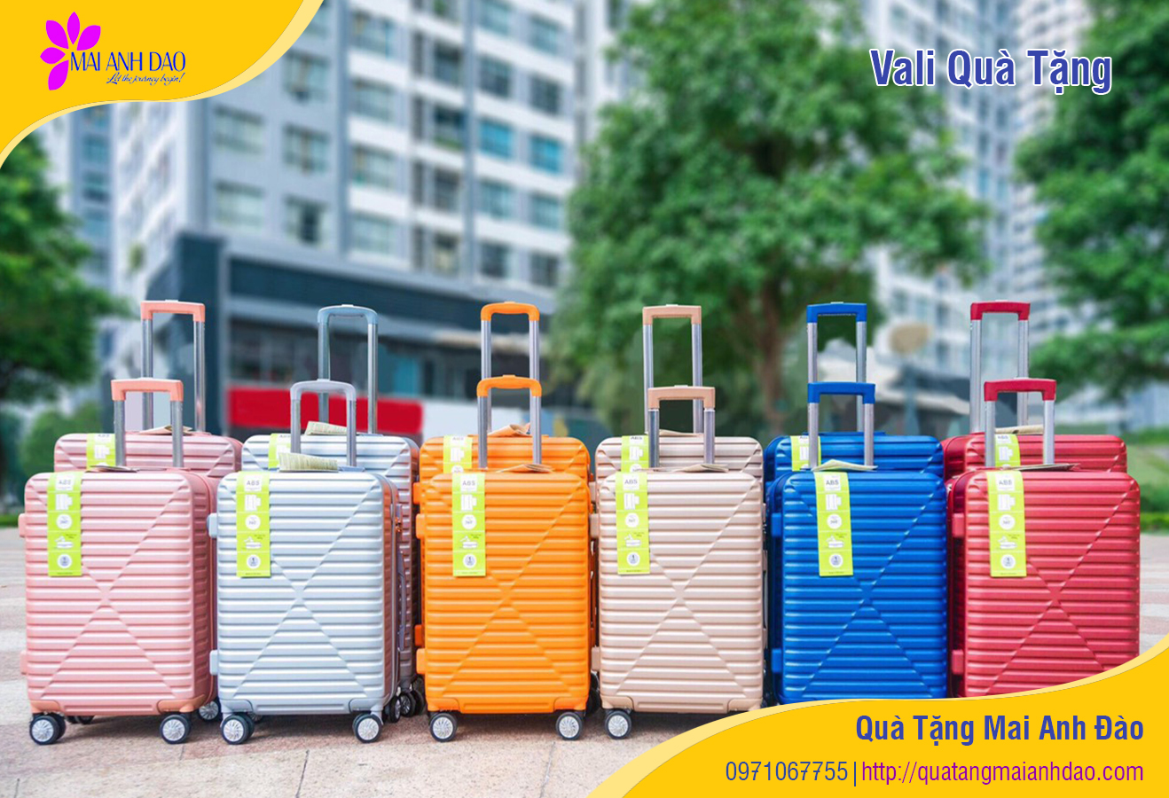 Quà Tặng Mai Anh Đào - Vali quà tặng