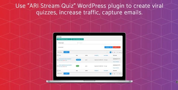 ARI Stream Quiz - Criador de Quiz Viral WordPress