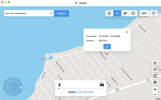 How To Fake Location On iPhone AnyGo