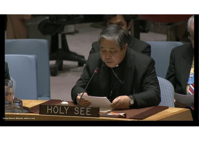 Archbishop Bernardito Auza, Permanent Observer and Apostolic Nuncio of the Holy See to the United Nations - RV