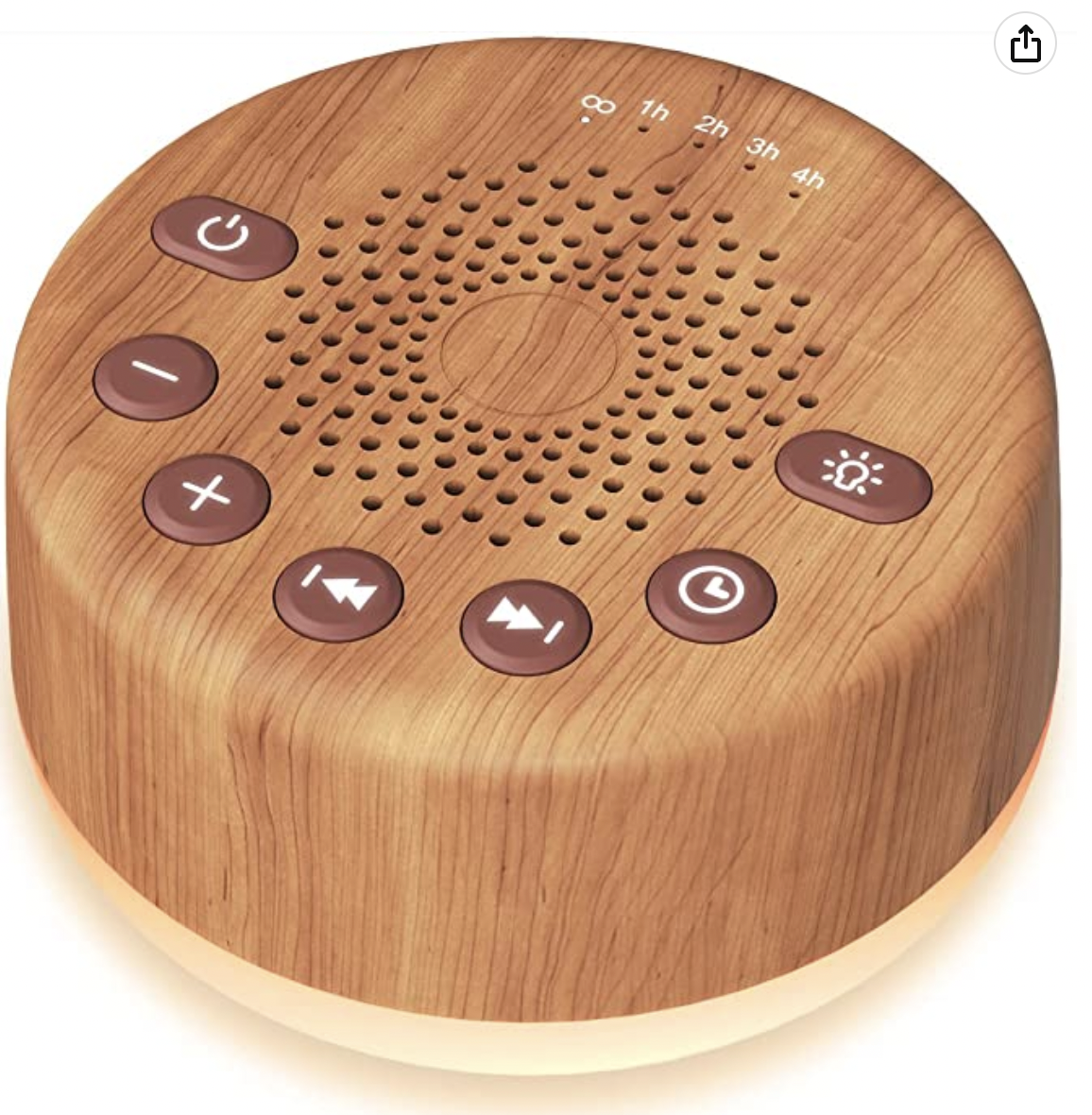 Sound White Noise Machine with 25 Soothing Sounds and Night Lights