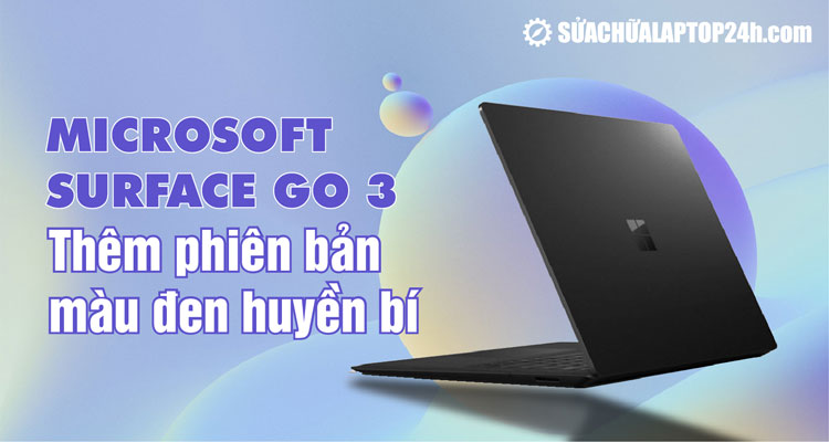 Microsoft Surface Go 3 phiên bản đen huyền bí