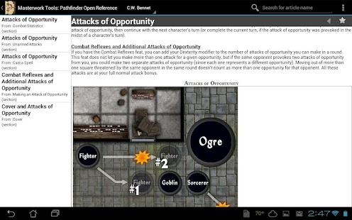 Download Pathfinder Open Reference apk
