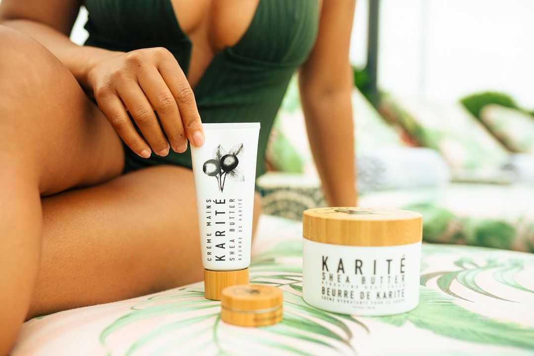 Karité  shea butter- best skin care products for black women