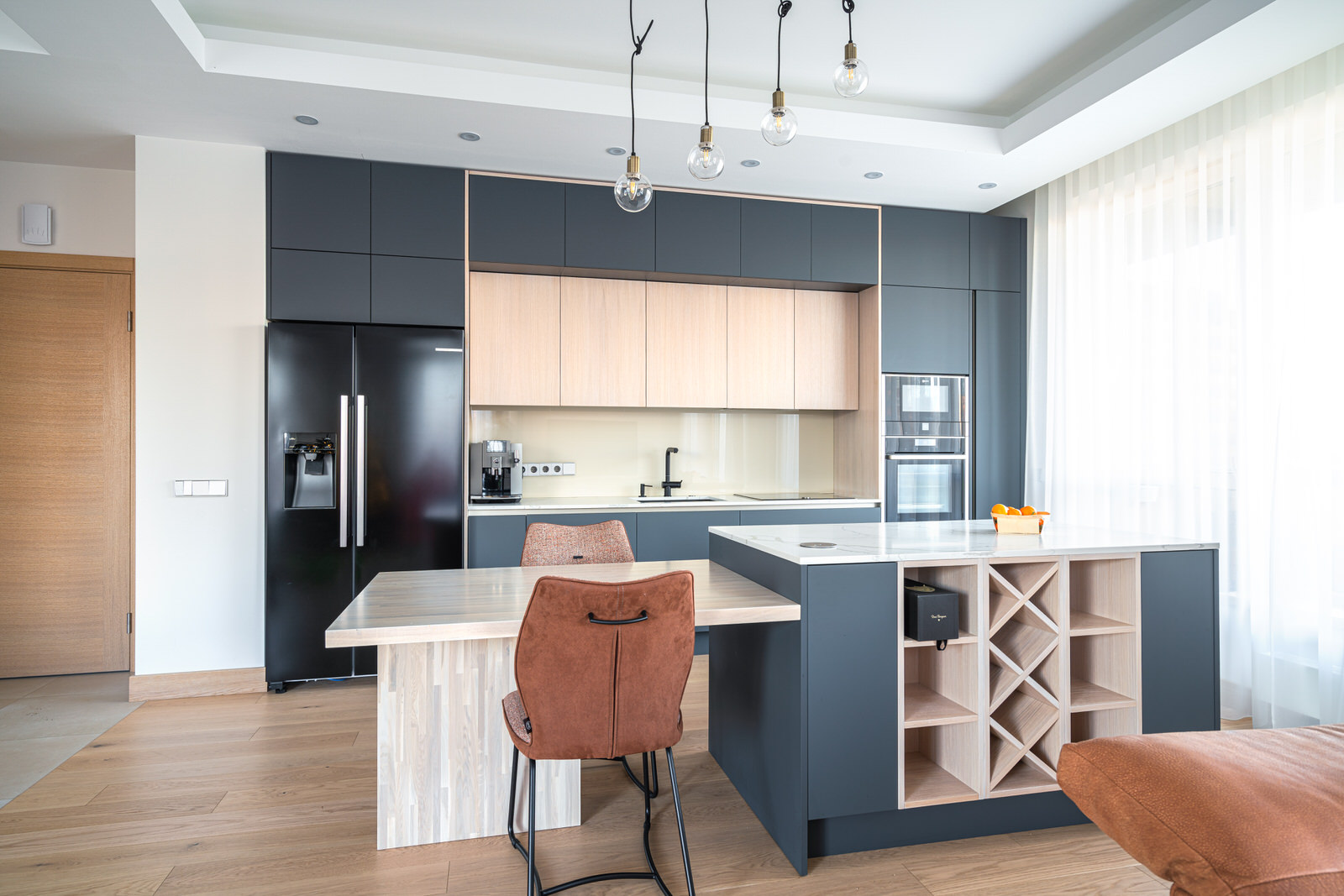 Modern and elegant kitchen design in Skanstes.