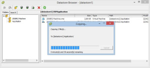 Copying the files Copying the files