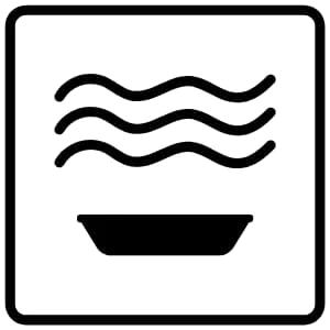 Microwave safe symbol