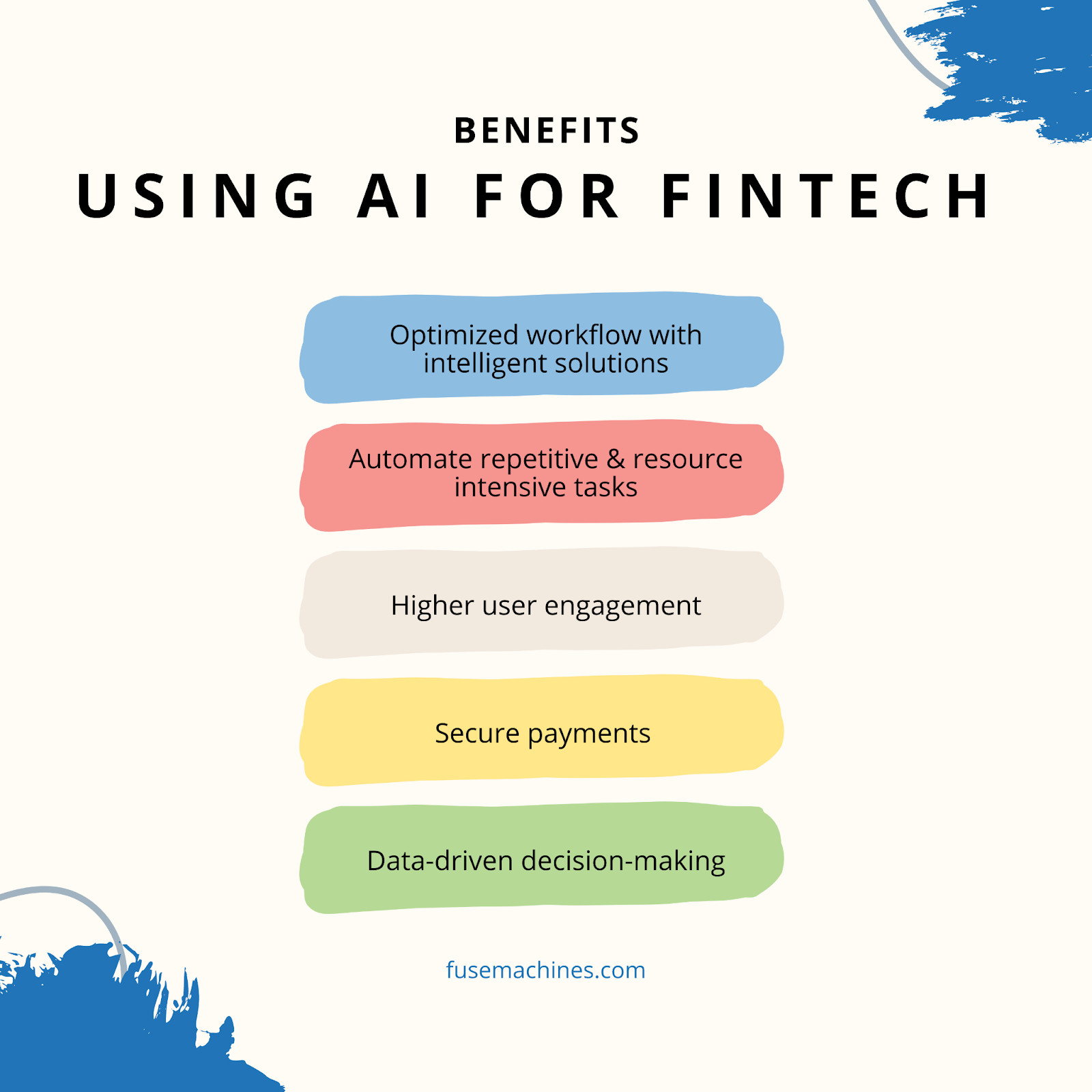 Benefits of AI in fintech