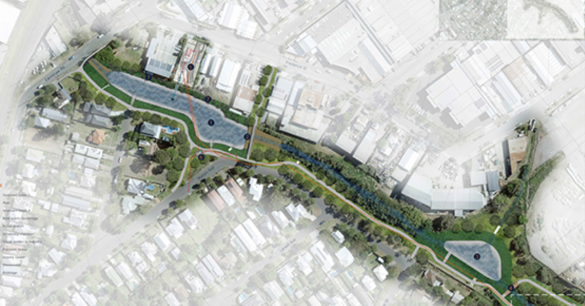 Cannery Creek Wetlands Concept Design;  near Station Avenue