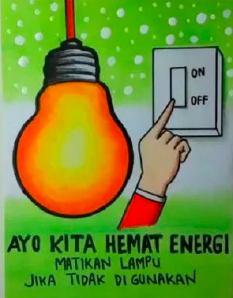 Poster Hemat Energi Listrik