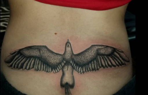Eagle Lower Back Tattoo