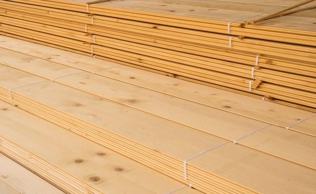 Free photo wood planks for construction high view